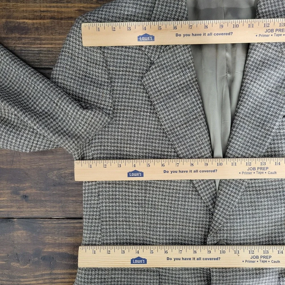 Hart Schaffner Marx Men's Tweed Sport Coat‎ Blazer Two Button Soft Tailored 40S